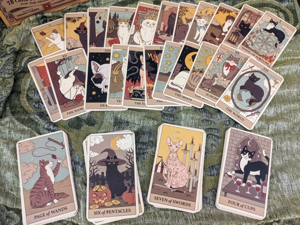 Cats Rule The Earth Tarot: 78-Card Deck And Guidebook For The Feline ...